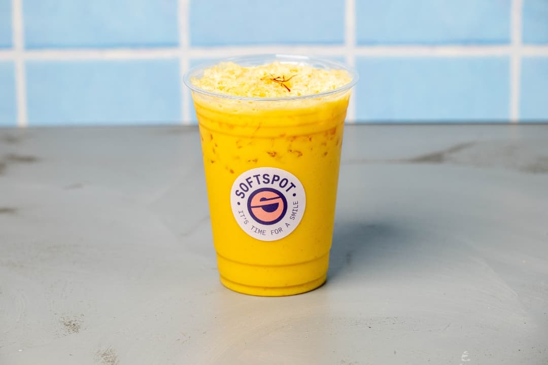 Iced Saffron Golden Latte